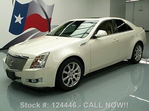 2008 cadillac cts 3.6 direct injec pano sunroof nav 51k texas direct auto