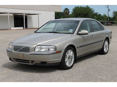 Envy-automotive.com 2002 volvo s80 sedan 2.9l tan leather seating sunroof alloy