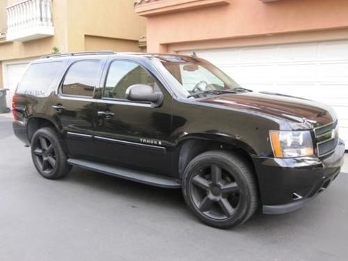 2007 chevrolet tahoe ltz black loaded