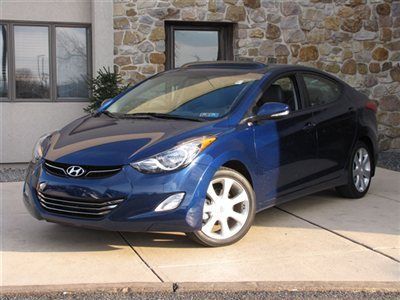 2013 hyundia elantra limited sedan automatic, leather, sunroof