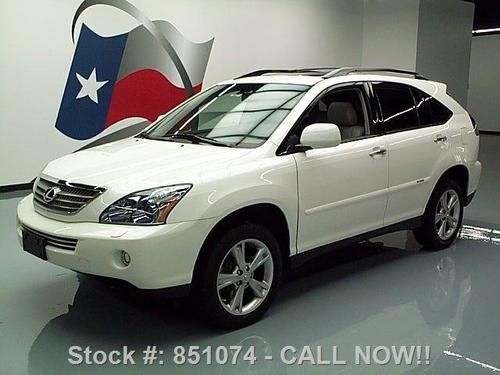 2008 lexus rx400h hybrid awd sunroof nav rear cam 54k texas direct auto