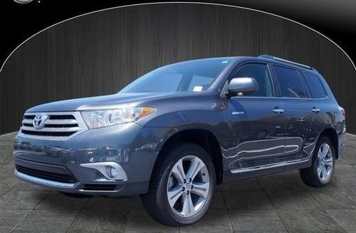 2012 toyota highlander limited gray ash interior used automatic mini van suv fwd