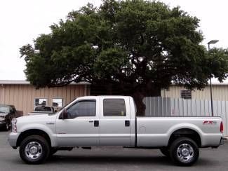 2006 silver xlt fx4 6.0l v8 4x4 b&amp;w trailer hitch 6-disc a/c super duty off road