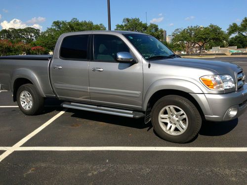 2005 silver tundra sr5 4d 45k miles tx