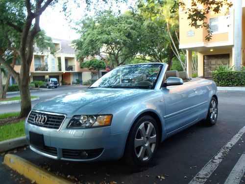 2004 audi a4 cabriolet convertible 2-door 1.8l turbo