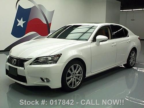 2013 lexus gs 350 sunroof nav rear cam pwr sunshade 9k texas direct auto