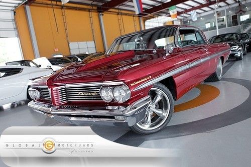 1962 pontiac bonneville sport coupe 22k-miles fully-restored records 18s clean