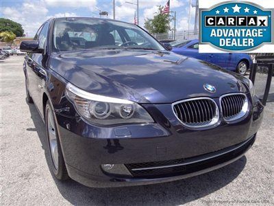 08 bmw 528i 1-owner 48k miles perfect condition luxury florida car wholesale