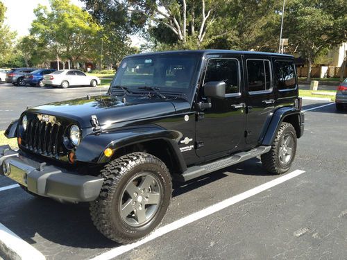 2011 jeep wrangler unlimited oscar mike edition 4 door sport 3.8l v6