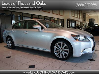 Cpo lexus certified warranty 3yr/100k nav 18"alloy silver w/ black leather int