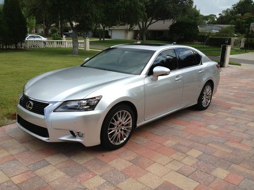 2013 lexus gs350, one owner, 8900 miles, custom wheels, as new