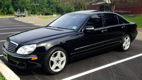 Mercedes-benz 2005 s500 4-matic awd blk/blk