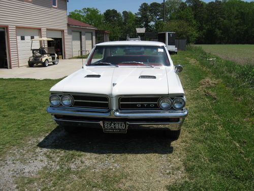 1964 pontiac "true factory" gto 389 tri-power 4 speed