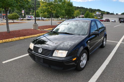 Volkswagen jetta tdi 45-mpg sedan 1.9l one owner clean carfax no reserve 5 speed