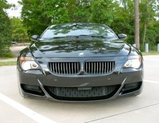 2007 bmw m6 base convertible 2-door, v10black on black w carbon fiber dash.