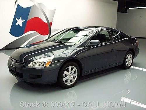 2005 honda accord ex coupe auto sunroof htd leather 30k texas direct auto