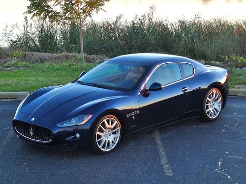 2008 blu mediteraneo maserati granturismo meticulously maintained