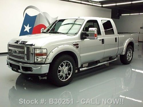 2010 ford f250 xlt crew diesel 6-pass bedliner 20&#039;s 63k texas direct auto