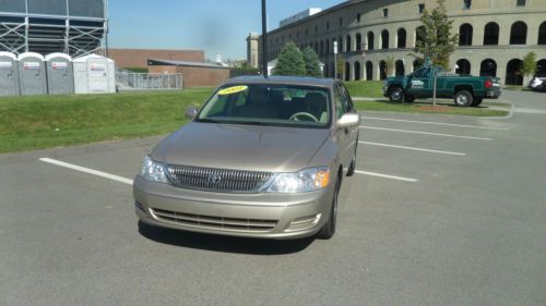 2001 toyota avalon xl xls gold on beige leather sunroof 81,000 miles 1 owner