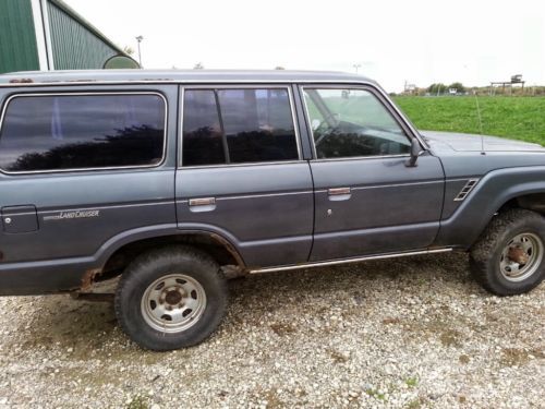 1985 toyota fj60 landcruiser land cruiser 4x4 4 spd manual 2f fj62 fj40