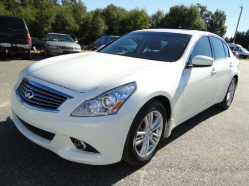 2012 infiniti g37 sedan rwd rebuilt salvage title repaired damage