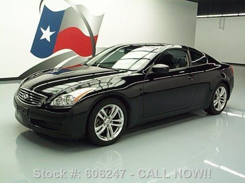 2009 infiniti g37 coupe auto sunroof htd leather 84k mi texas direct auto