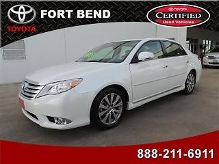 2011 toyota avalon limited camera bluetooth jbl navigation satellite certified