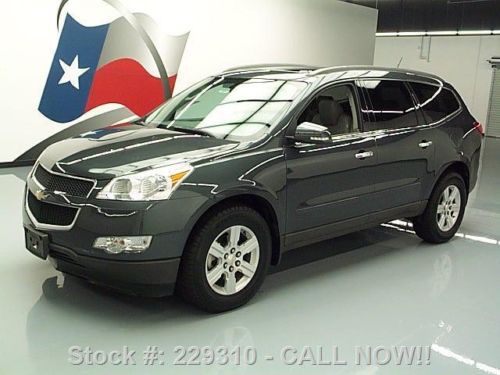 2010 chevy traverse lt 8-pass leather sunroof 54k miles texas direct auto