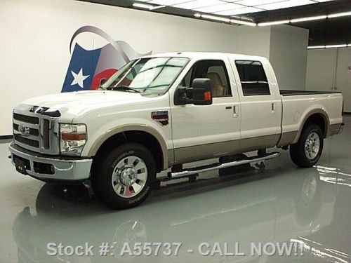 2010 ford f-250 lariat crew diesel leather rear cam 21k texas direct auto