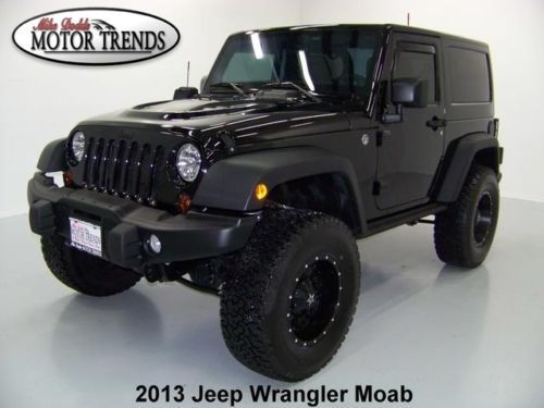 2013 jeep wrangler 4x4 lifted custom wheels sahara nav hardtop heated seats 12k