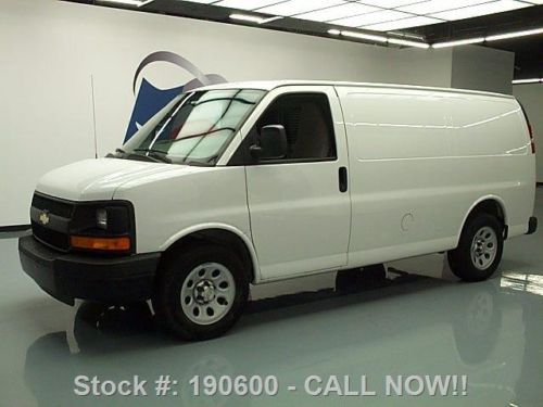 2012 chevy express 1500 cargo van 4.3l v6 partition 16k texas direct auto