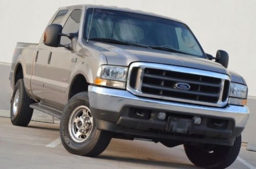 2004 f250 lariat crew diesel 4x4 s/bed lthr low miles $599 ship