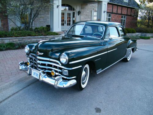 1950 chrysler windsor royal club coupe. 71k orig mi. pristine original survivor