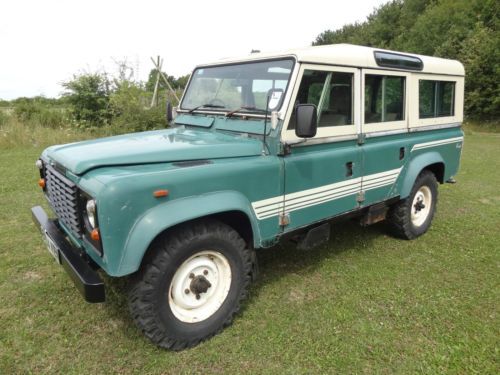 Rare 1984 defender 110 5 door county station wagon all original diesel motor