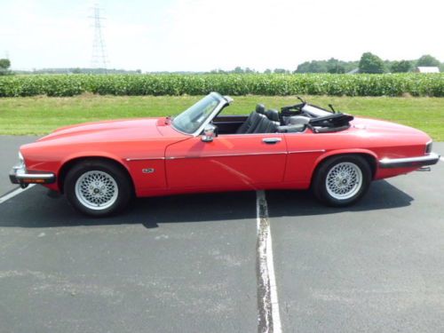 1992 jaguar xjs convertible, v12, sports car