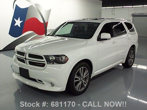 2013 dodge durango r/t hemi sunroof nav rear cam 29k mi texas direct auto