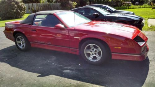 1989 chevrolet camaro iroc-z convertible