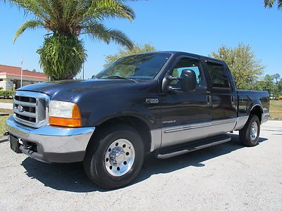 00 xlt 7.3l powerstrock diesel crew cab very clean fl truck low reserve no rust