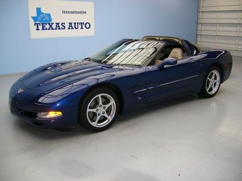 We finance!!!  2004 chevrolet corvette commemorative ed. removable top hud bose!