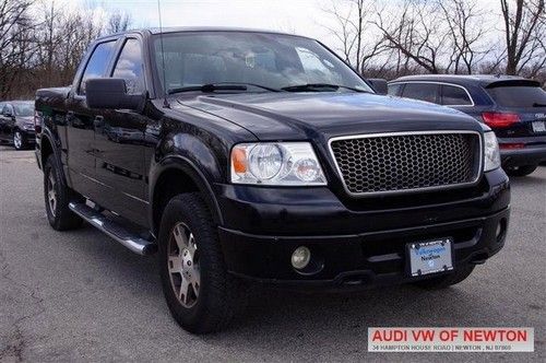 Black ford f150 5.4l v8 4x4 automatic leather fm/cd miles k86 we finance &amp; ship