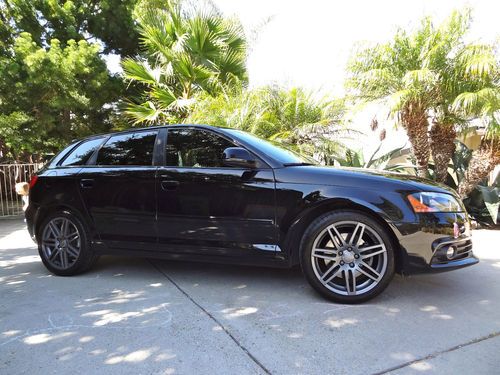 2010 audi a3 quattro hatchback 4-door 2.0l s line premium plus black nav auto