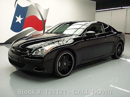 2008 infiniti g37 sport coupe 6-spd sunroof 20's 32k mi texas direct auto