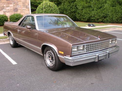 1983 chevrolet el camino conquista standard cab pickup 2-door 5.0l