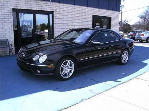 2006 mercedes-benz cl500 base coupe 2-door 5.0l black ext &amp; int great condition!