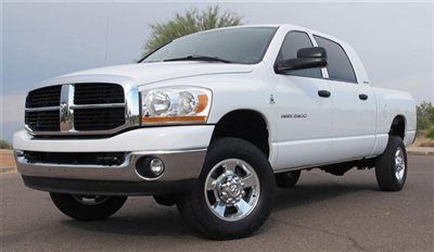 *no reserve* 2006 dodge ram 2500 mega cab slt 4x4 1 owner az clean dealer maint.