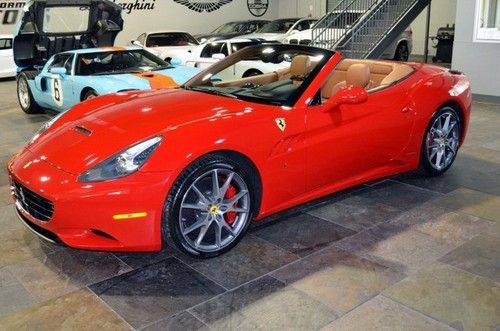 Ferrari california rosso corsa warranty v8 sat radio scuderia shields