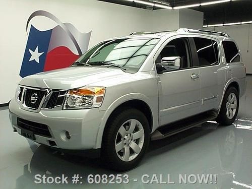 2013 nissan armada sl sunroof rear cam 8-pass 59 miles texas direct auto