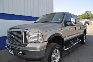 06 f350 crew cab lariat 4x4, 6.0l powerstroke, auto, leather, fx4, clean!