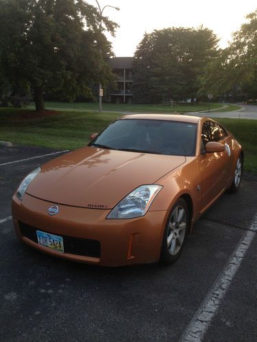 2003 nissan 350z touring lemans sunset (orange)