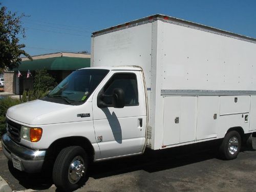 2003 ford econoline e450 super duty  utility box crew cab no reserve